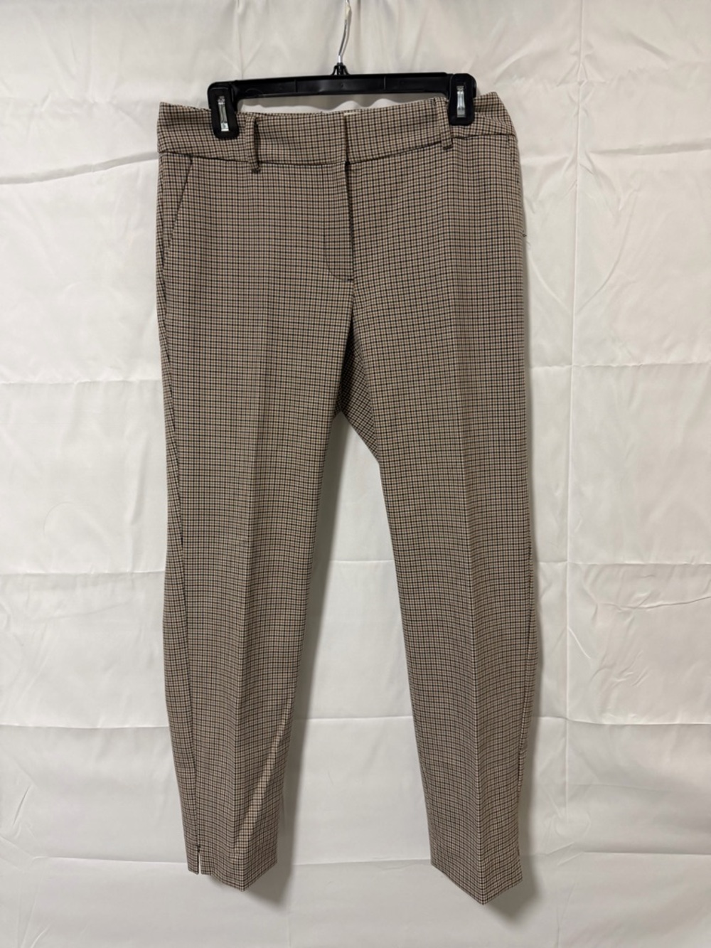 Talbots Brown and Black Houndstooth Ankle Pants